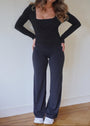 Reform Flare Pants in Noir